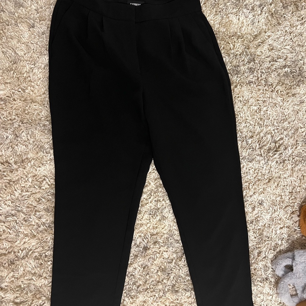Express Black Straight Leg Pants